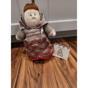 Bobita Handmade Romanian Folk Doll by Little Souls Inc 1994 – Knit Wool Dress 10